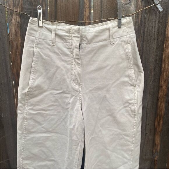 Aritzia Wilfred off white cotton chino trousers size 4 - Picture 6 of 8